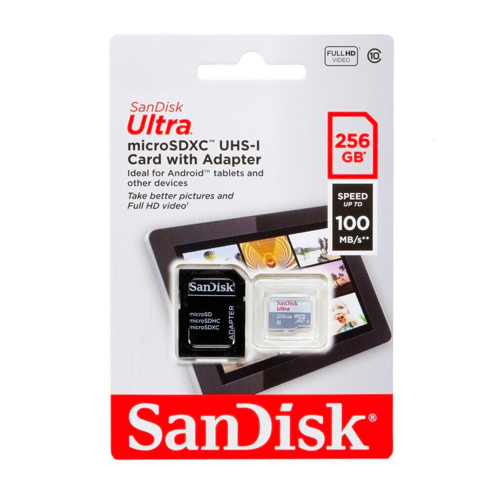 Tarjeta de Memoria SanDisk MicroSDXC 256GB Ultra