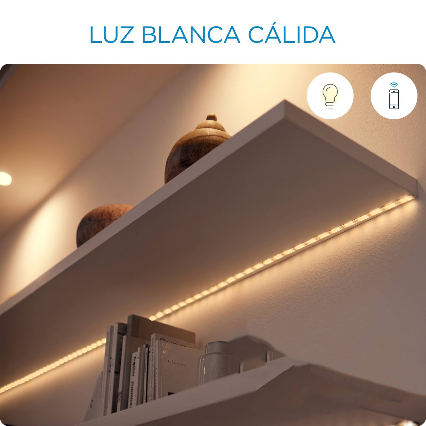 Pack Ampolleta LED Wiz Wifi Luz Calido/fria 4.9w Gu10