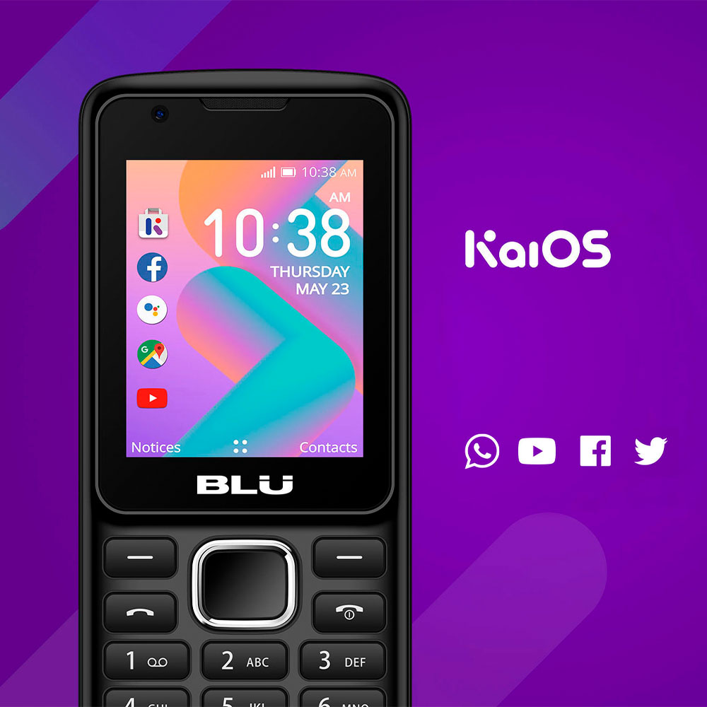 Teléfono Senior Blu Zoey Smart Z230L DUAL SIM Open Box