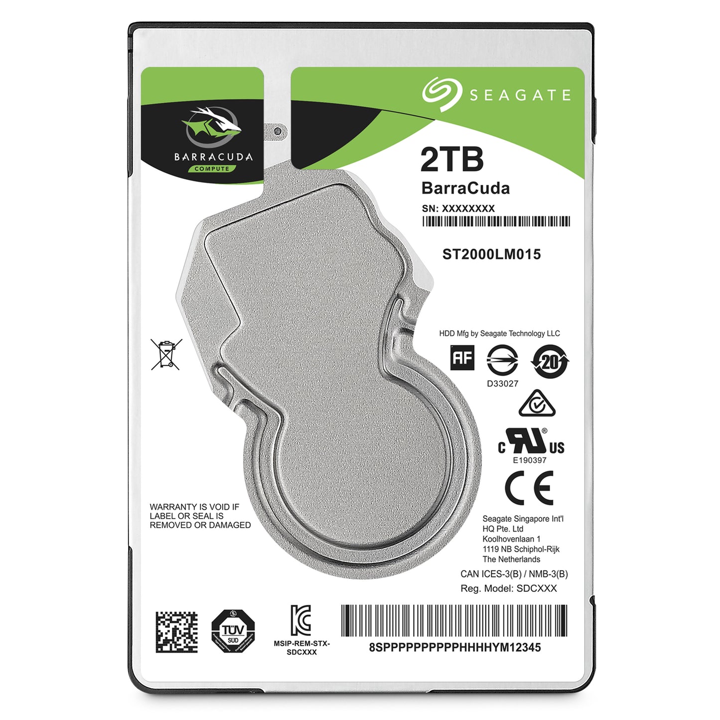 Disco Duro Seagate 2 TB