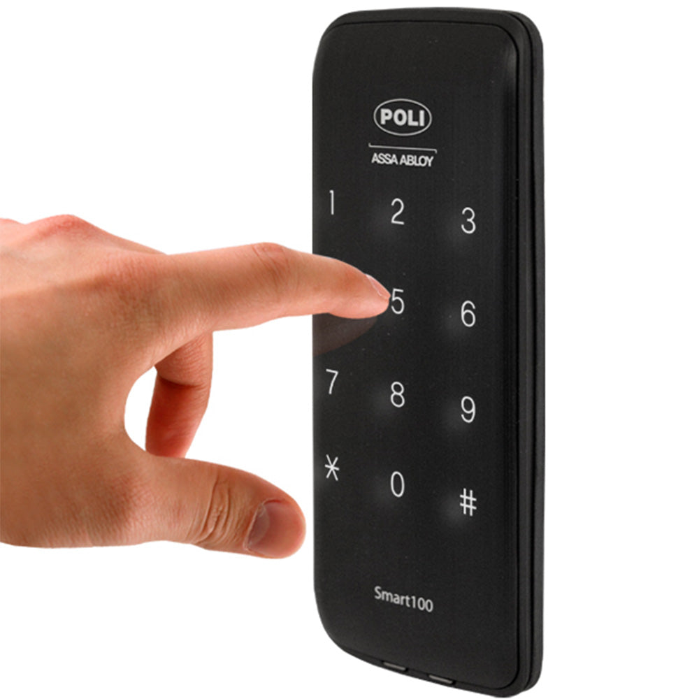 Cerrojo Digital Smart100 Poli / Sobreponer - Negro