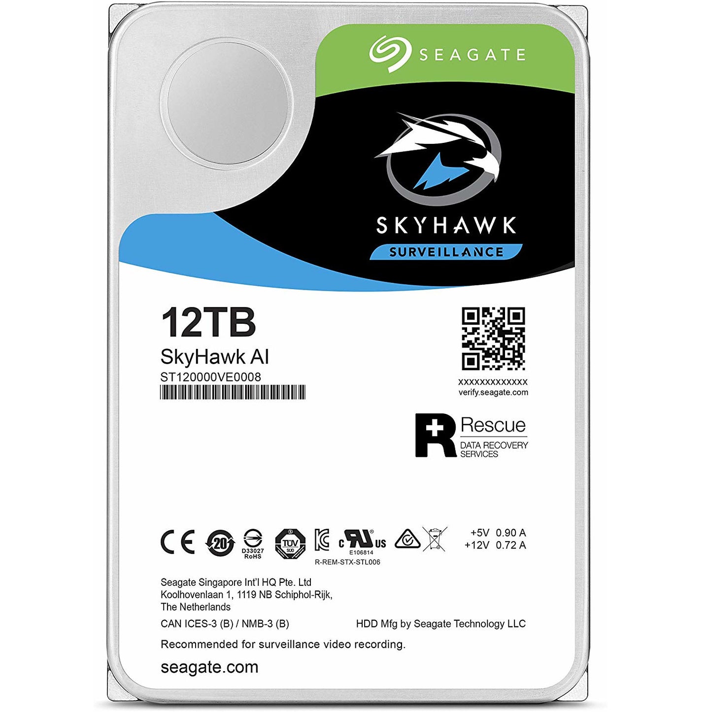 Disco Duro Seagate 12 TB
