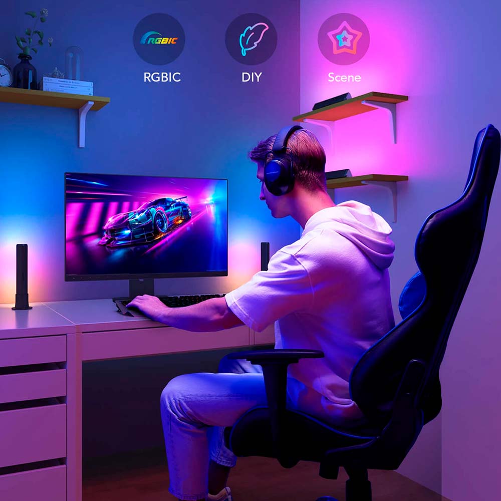 Barras de Luz para TV Wifi y BT Flow Plus – Govee