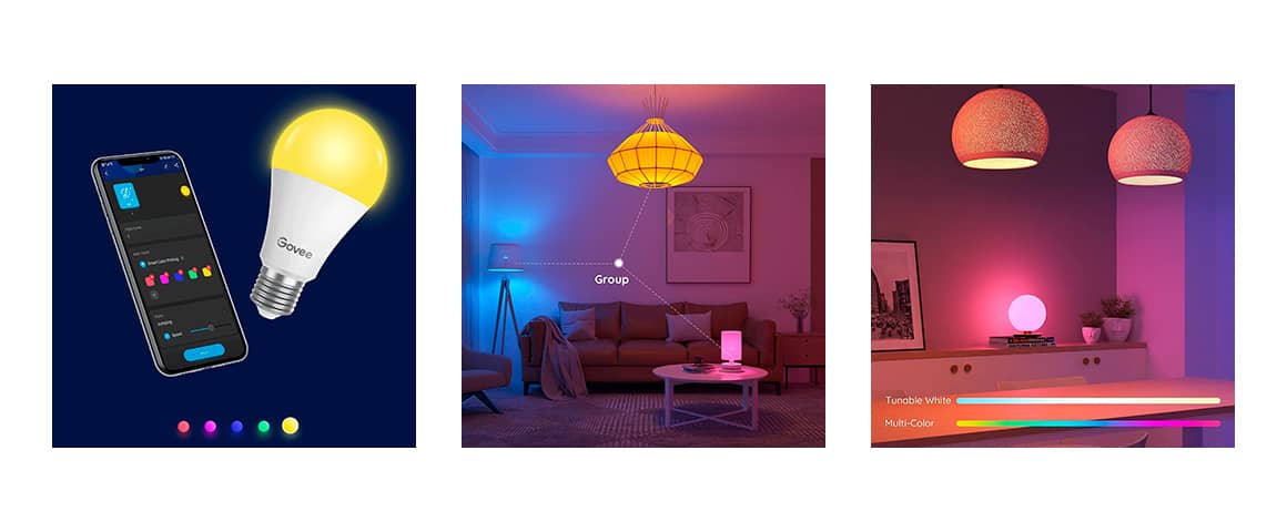 Ampolleta Smart LED Wi-Fi RGBWW - Govee