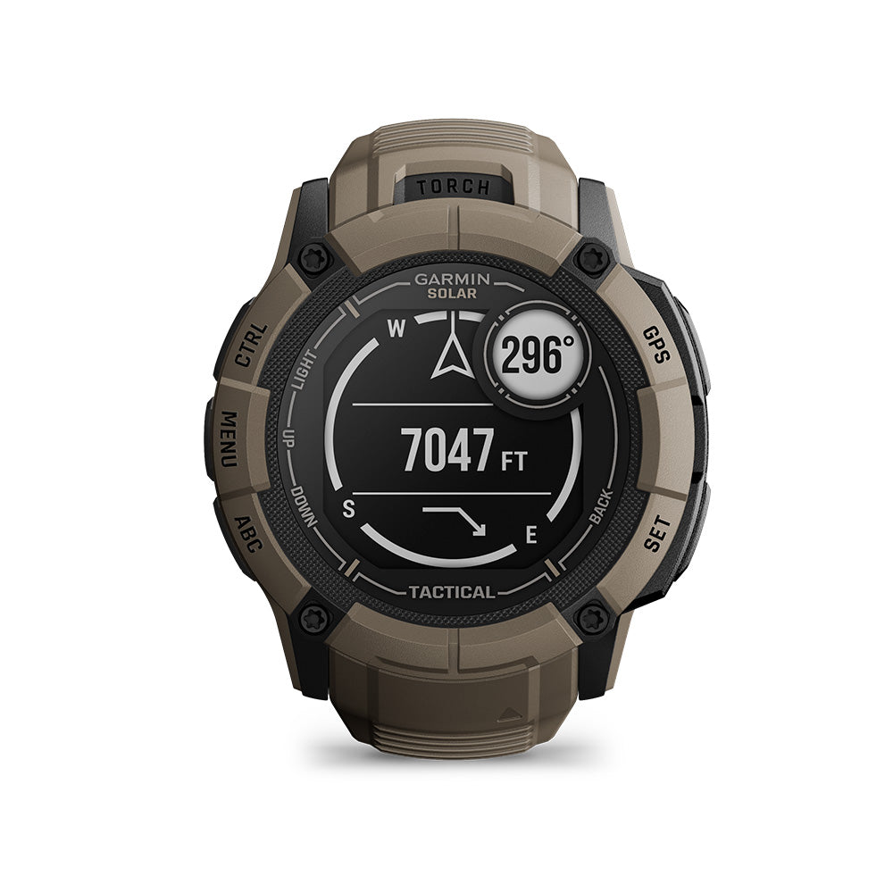 Garmin Instinct 2X Solar Tactical Edition, Marrón pardo