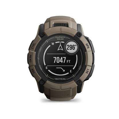 Garmin Instinct 2X Solar Tactical Edition, Marrón pardo