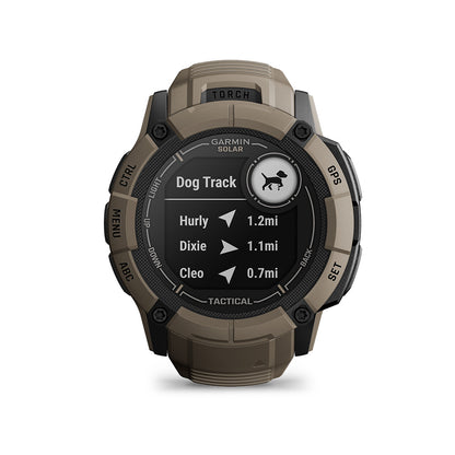Garmin Instinct 2X Solar Tactical Edition, Marrón pardo