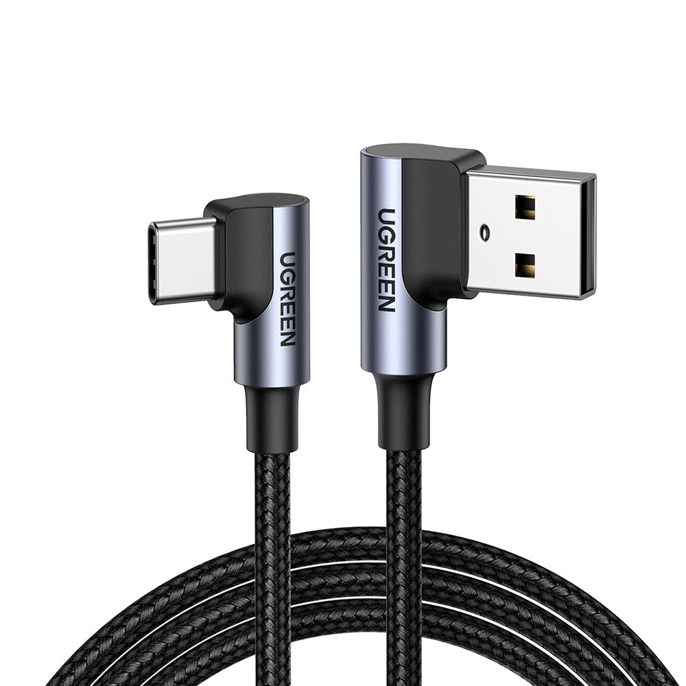 Cable Curvo Usb-A a Usb-C de 2 Mts Ugreen - imagen 1