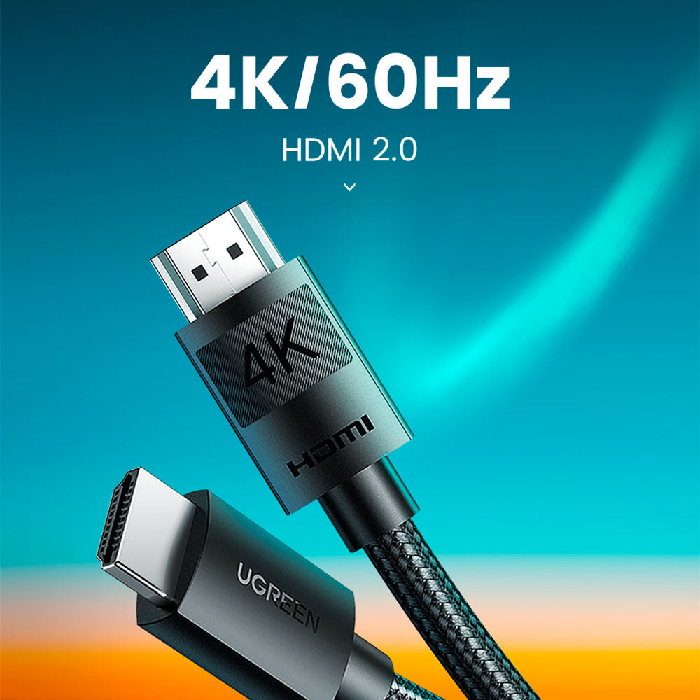 Cable HDMI Ugreen HD119 4k a 60hz de 3mts Negro