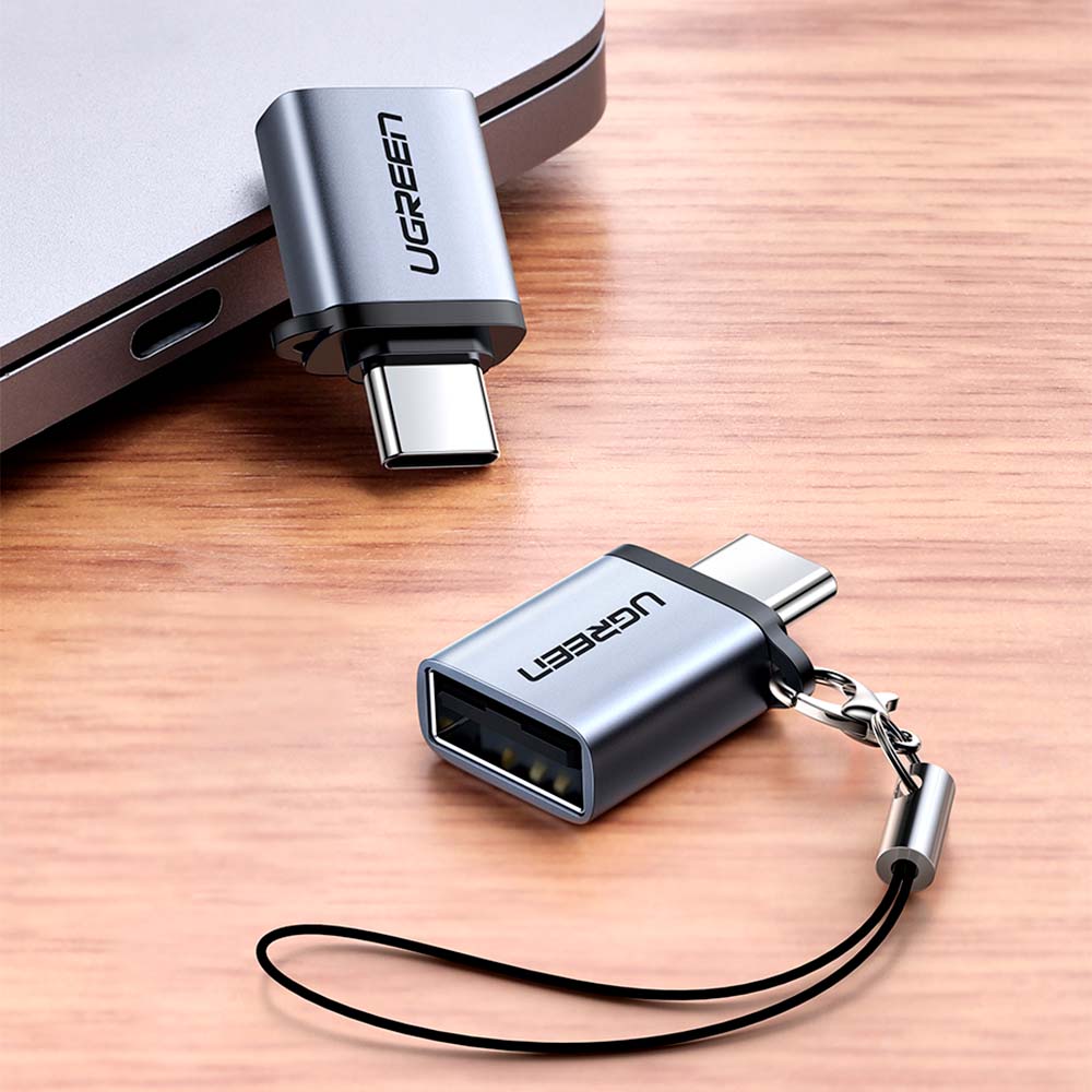 Adaptador OTG US270 UGreen USB C a USB A Silver
