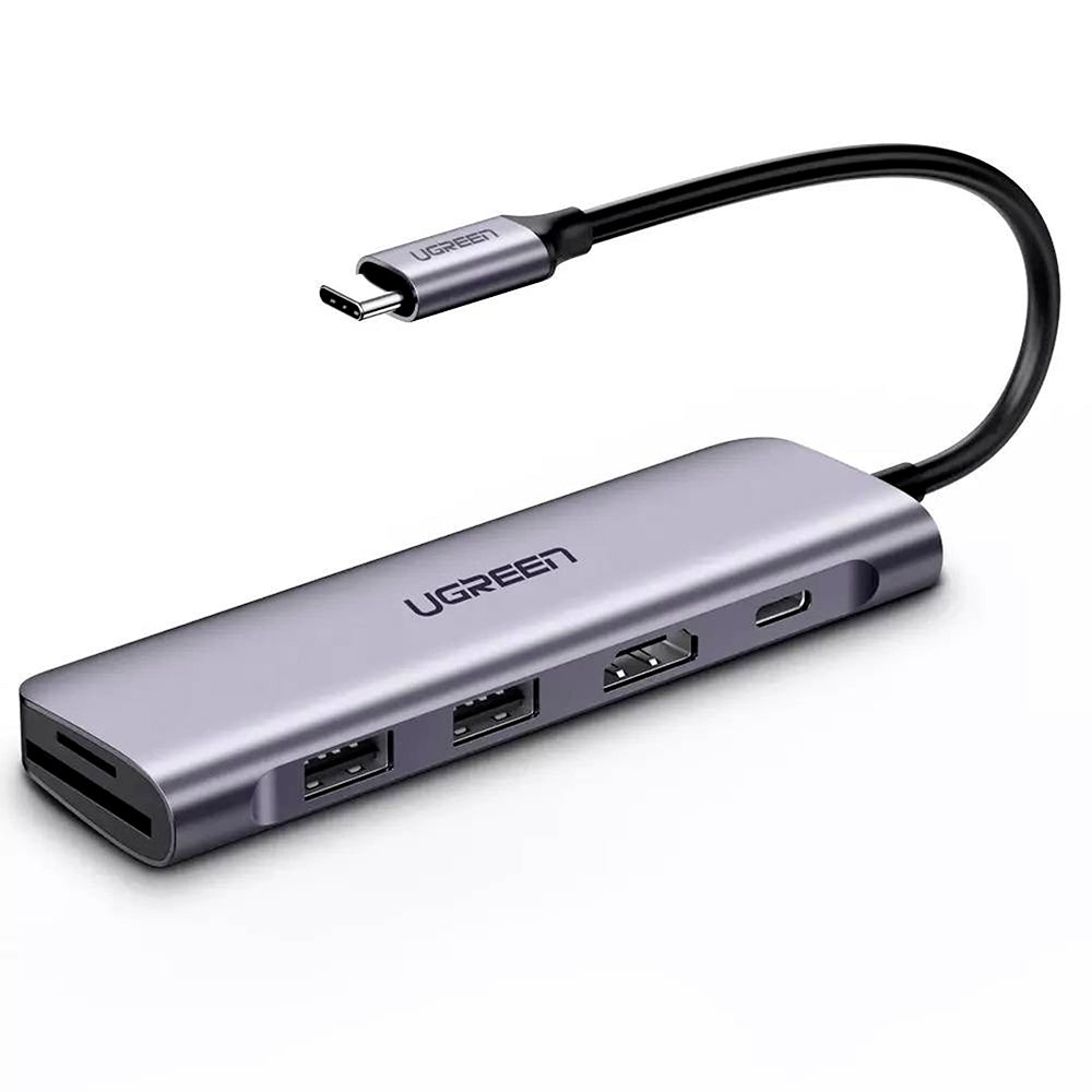 Multipuerto 6 en 1 USB-C con 100W 4K30HZ Ugreen