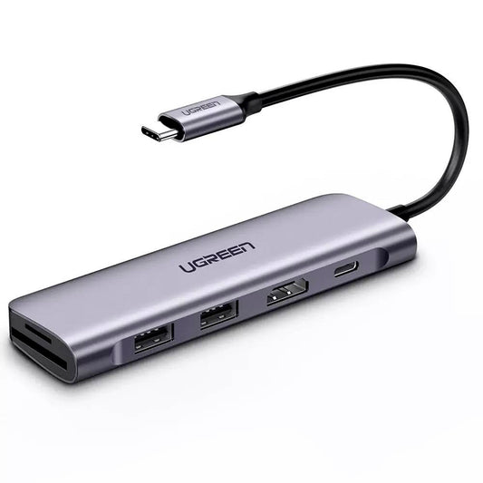 Multipuerto 6 en 1 USB-C con 100W 4K30HZ Ugreen