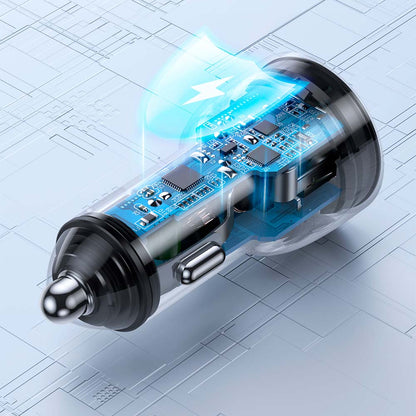 Cargador de Auto Ugreen 2 USB C y Carga Rápida 60W