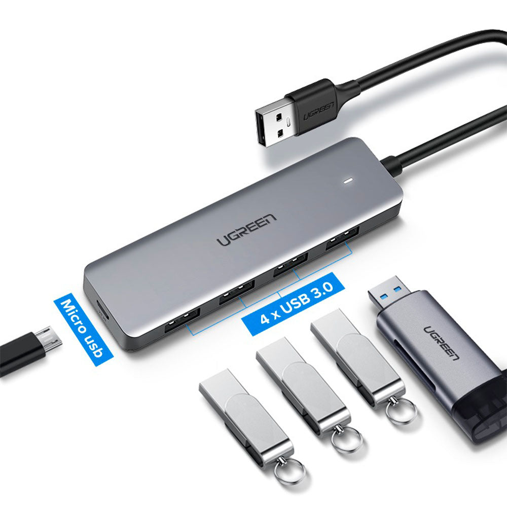 Multipuerto 4 en 1 USB-A de 5 Gbps Ugreen