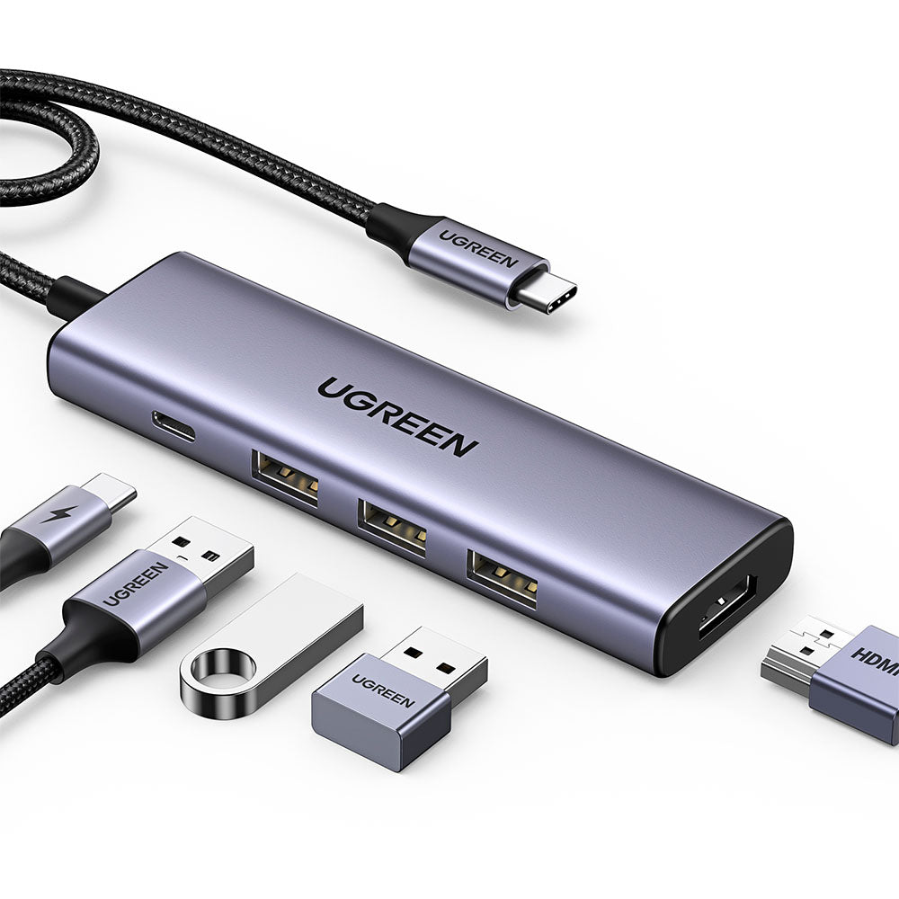 Multipuerto 5 en 1 USB-C 4K60HZ Ugreen - imagen 1
