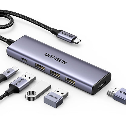 Multipuerto 5 en 1 USB-C 4K60HZ Ugreen - imagen 1