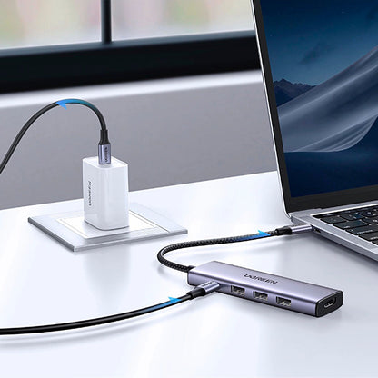 Multipuerto 5 en 1 USB-C 4K60HZ Ugreen - imagen 2