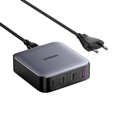 Cargador para escritorio Ugreen 100W con 1 USB A y 3 USB C