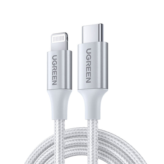 Cable Lightning a USB-C certificado MFI de 2 Mts