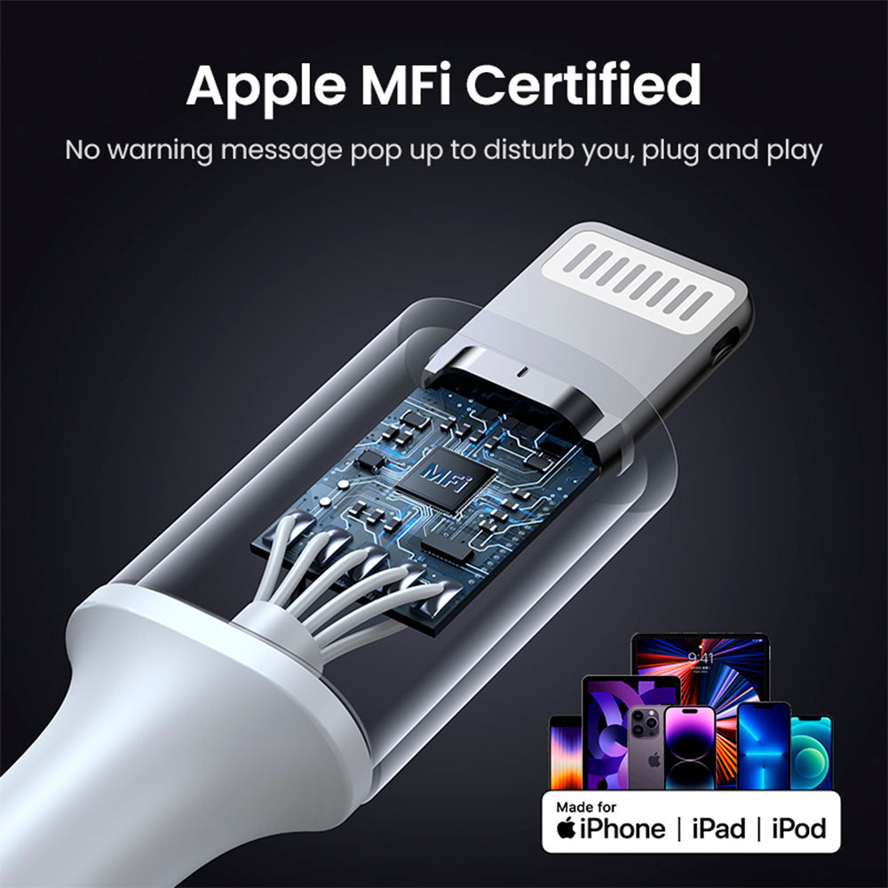 Cable Lightning a USB-C certificado MFI de 2 Mts - imagen 4