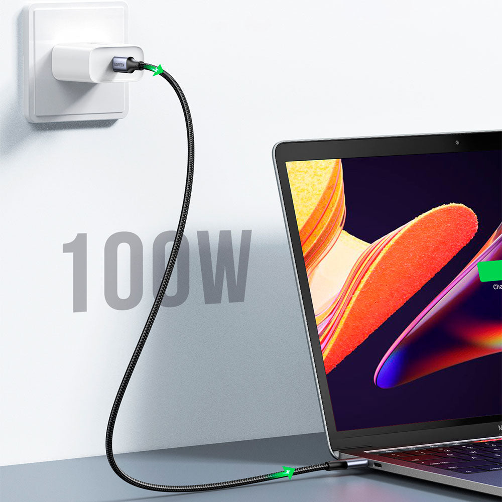 Cable USB-C a USB-C 100W de 2 Mts Ugreen - imagen 3