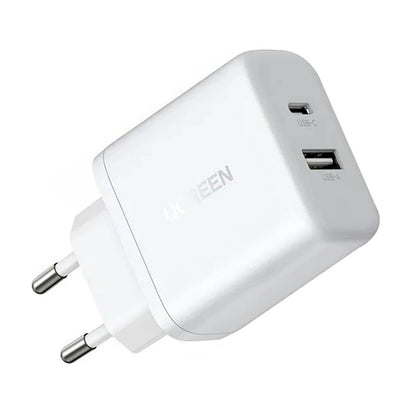 Cargador Ugreen Fast Charge 20W USB A y USB C