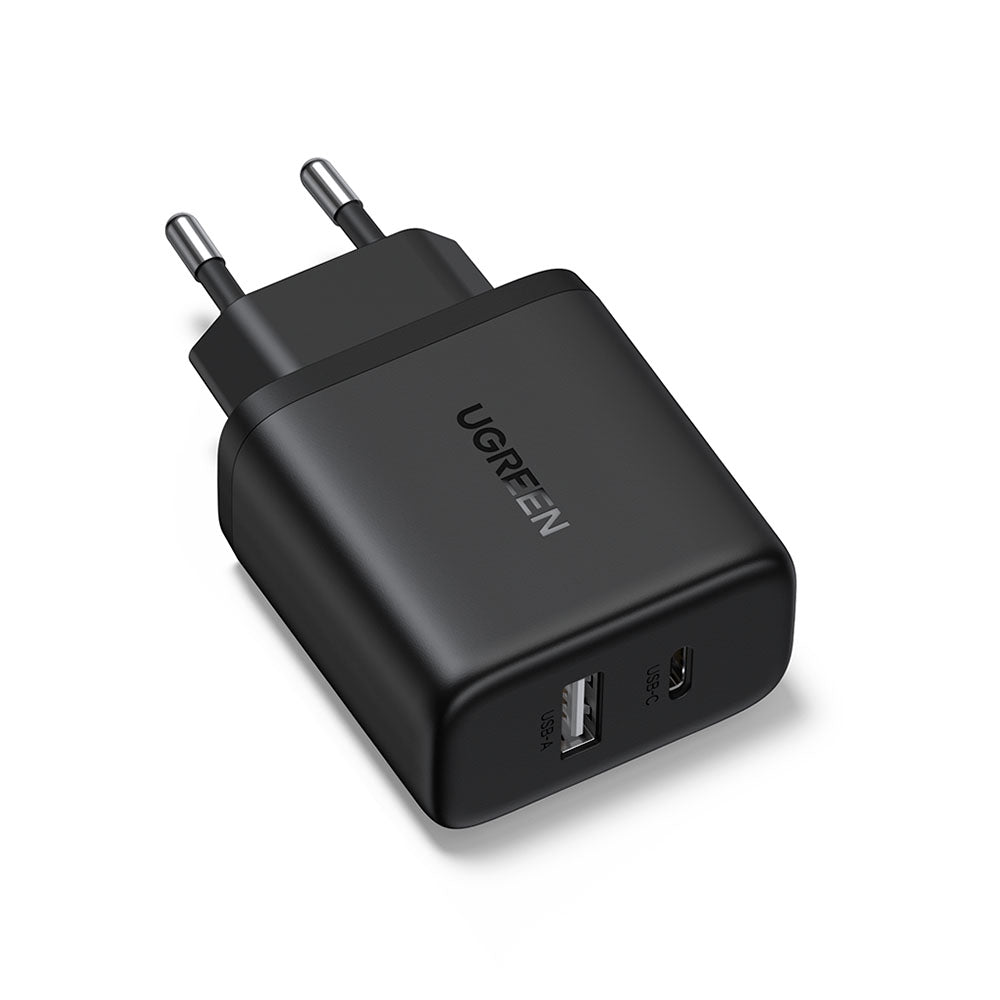 Cargador Fast Charge X227 Ugreen de 20W con 2 puertos