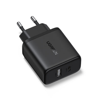 Cargador Fast Charge X227 Ugreen de 20W con 2 puertos