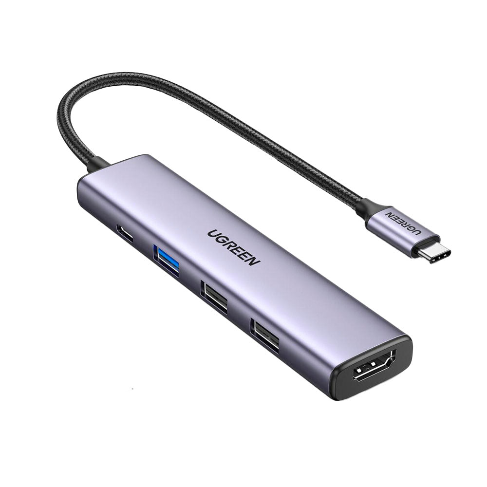 Multipuerto 5 en 1 USB-C con 100W 4K30HZ Ugreen - imagen 1