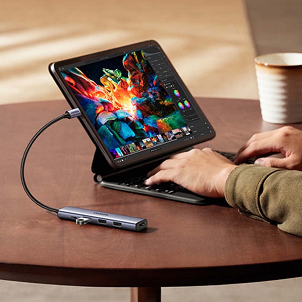 Multipuerto 5 en 1 USB-C con 100W 4K30HZ Ugreen - imagen 6