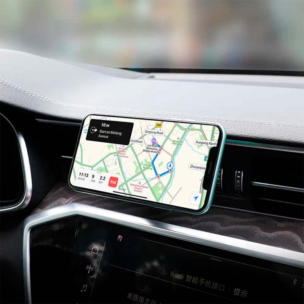 Soporte Magnético para Auto Hoco CA65 en Rejilla – Negro