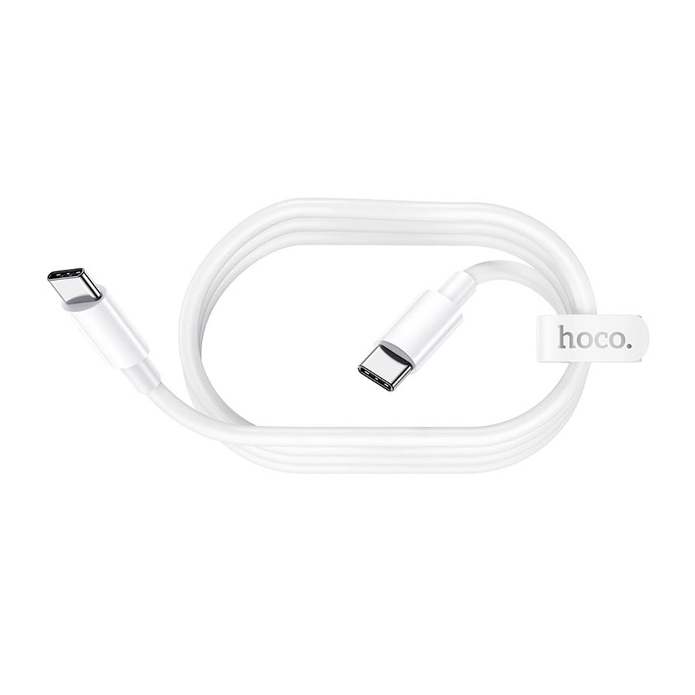 Cable de Carga Hoco X51 High Power 100W de 1M USB-C a USB-C – Blanco