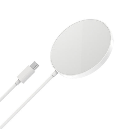 Cargador Inalámbrico Magnético CW28 de 15W – Blanco
