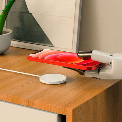 Cargador Inalámbrico Magnético CW28 de 15W – Blanco