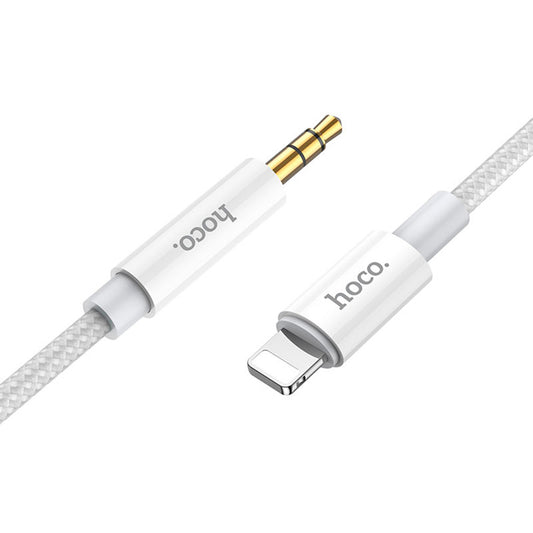 Adaptador de Audio Hoco UPA19 Lightning a 3.5mm Silver