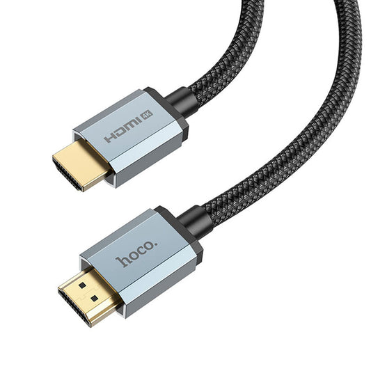 Cable Hoco US03 HDMI a HDMI 2.0 4K de 1M - Gris