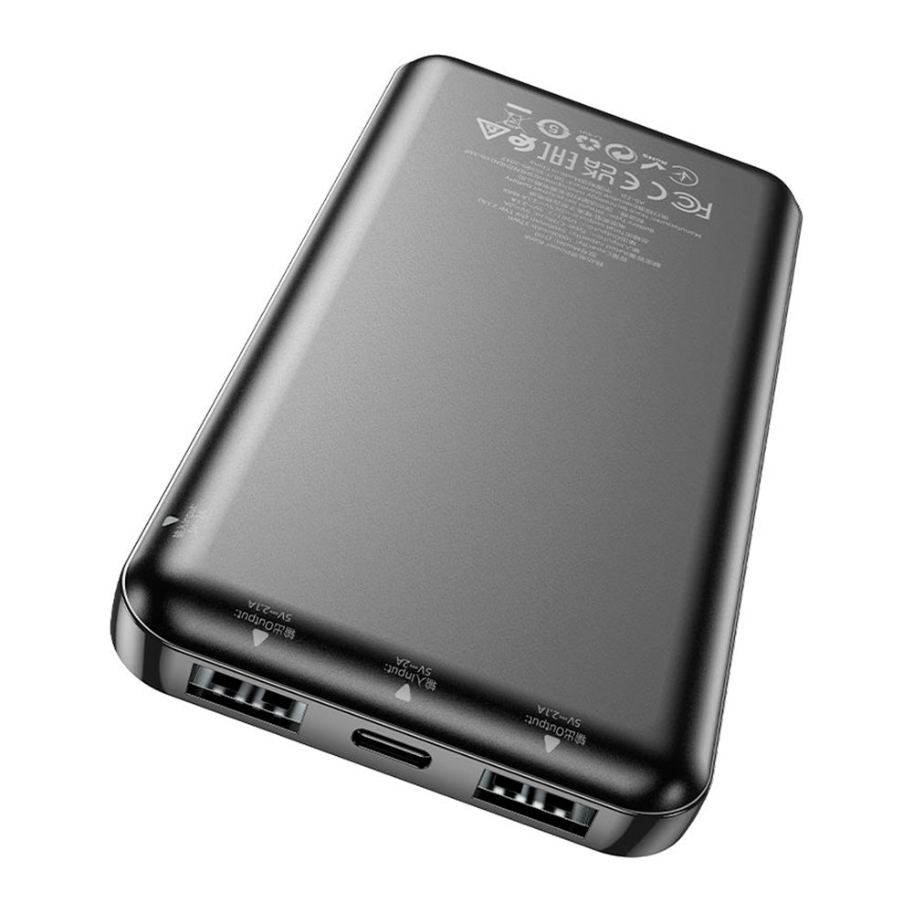 Batería Externa Portátil Hoco J100 de 10000mAh – Negro