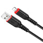Cable Hoco X59 Victory USB a Lightning 2M – Negro