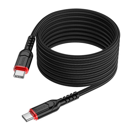 Cable Hoco X59 Victory USB-C a USB-C 2M– Negro