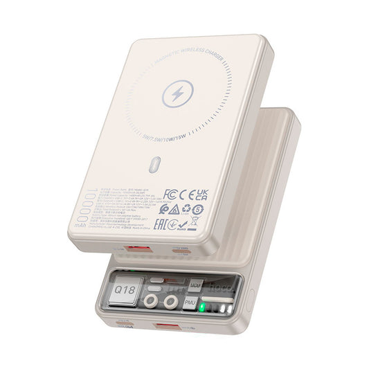 Power Bank QI Q18 Tourer 22.5W de 10000mAh – Blanco