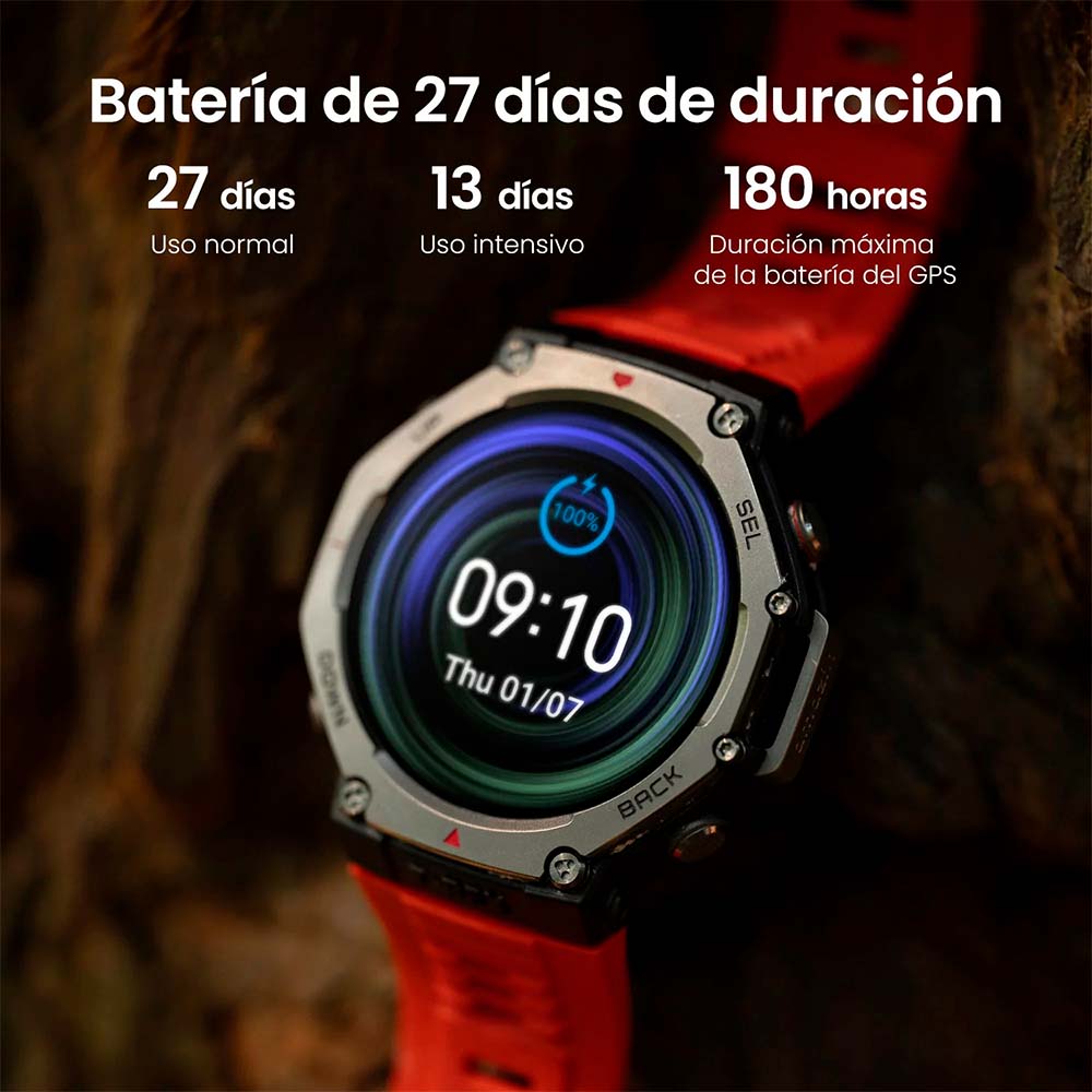 Reloj Inteligente T-Rex 3 Onyx Amazfit