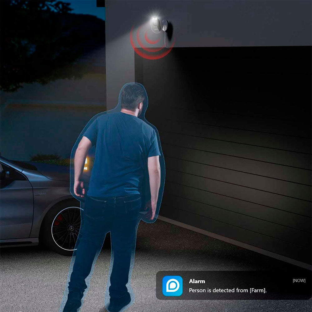 Cámara de Seguridad Exterior WiFi Reolink Lumus 2K Open Box