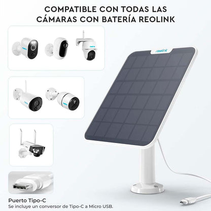 Panel Solar 2 Reolink 5,8w Open Box