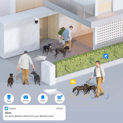 Cámara de Seguridad Track Mix 4K WiFi 6 Reolink