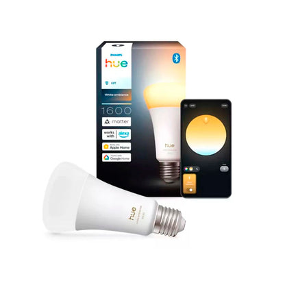Ampolleta Led Inteligente Philips Hue E27 A67 11,8W