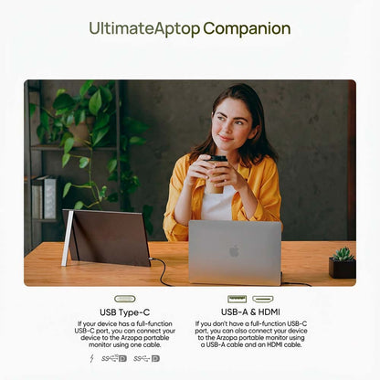 Monitor Portátil A1T Touch Arzopa 15,6” IPS 1080P FHD