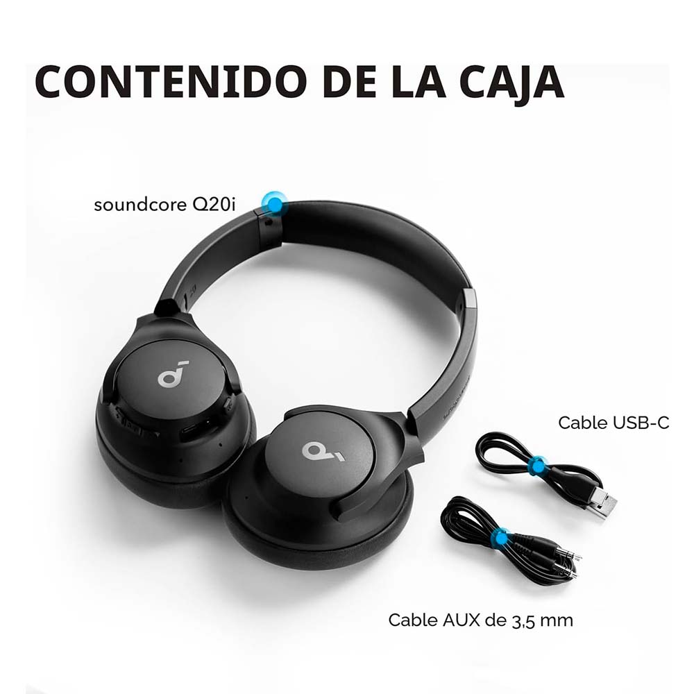 Audífonos Over-Ear ANC Q20i Soundcore - imagen 8
