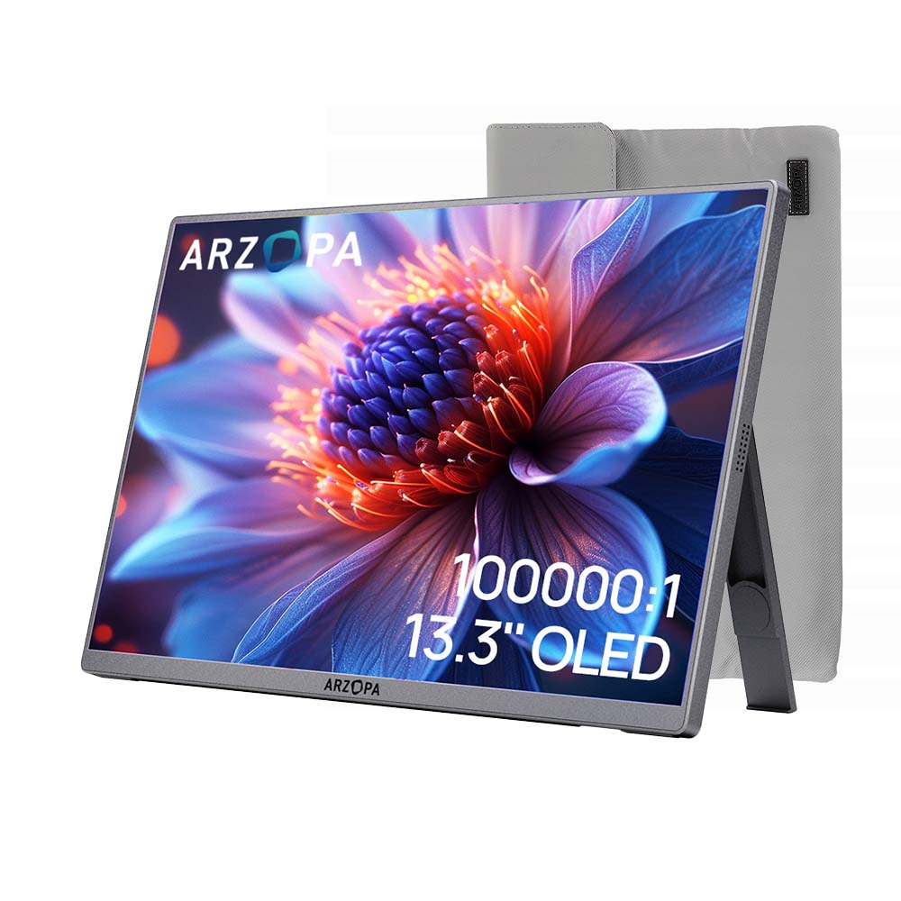 Monitor Portátil A3C Pro Arzopa de 13,3” OLED 1080P FHD