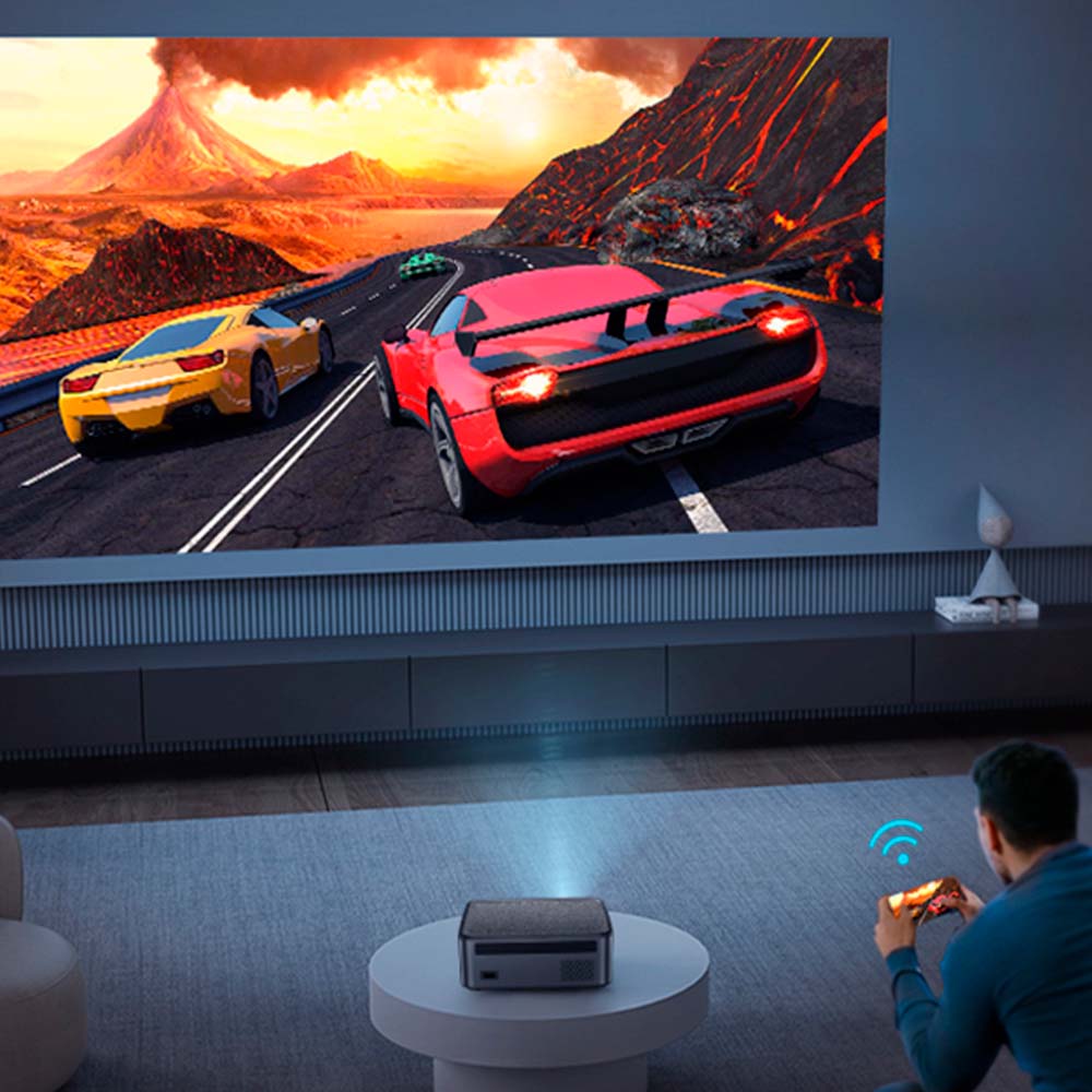 Proyector Pro U6 Yaber WiFI y Bluetooth 1080p - Negro