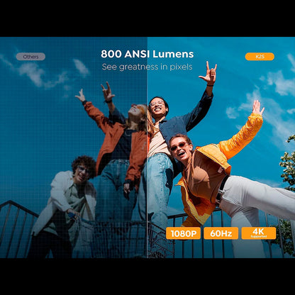Proyector Smart K2s Yaber WiFi y Bluetooth 1080p Open Box